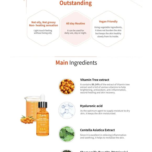 JUMISO, All Day Vitamin Brightening & Balancing Facial Serum - Picture 4 of 7